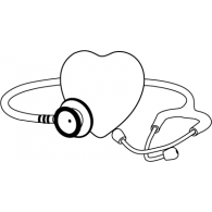 stethoscope with heart brands of the world download vector stethoscope logo