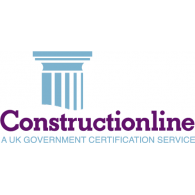 Construction line logo vector